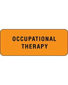 Label Paper Permanent Occupational Therapy 2 1/4" x 7/8", Fl. Orange, 1000 per Roll