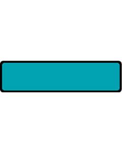 Binder/Chart Label Paper Removable 5 3/8" x 1 3/8" Aqua 500 per Roll