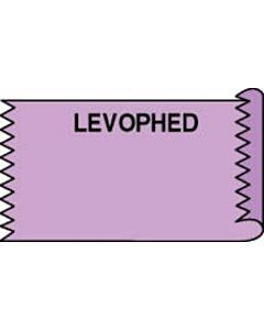 Anesthesia Tape (Removable) Levophed 1/2" x 500" - 333 Imprints - Violet - 500 Inches per Roll