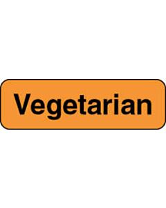 Label Paper Permanent Vegetarian 1 1/4" x 3/8", Fl. Orange, 1000 per Roll