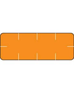 Alert Bands® Label Poly 0.6875 x 1/4 Orange - 250 per Qty Based Roll