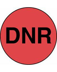 Label Paper Permanent DNR  Red 1000 per Roll