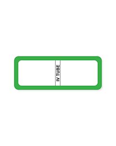 Secure IV Line Labels, Synthetic, 2-5/8" x 1"