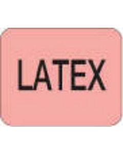 Label Paper Permanent Latex, 1" 1/4" x 1", Fl. Red, 1000 per Roll