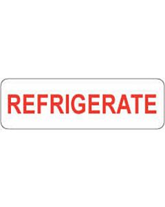 Label Paper Permanent Refrigerate 2 7/8" x 7/8", White, 1000 per Roll