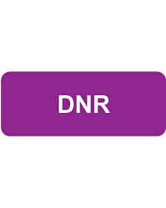 Label Paper Removable DNR 2 1/4" x 7/8", Purple, 1000 per Roll
