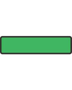 Binder/Chart Label Paper Removable 5 3/8" x 1 3/8" Dark Green 500 per Roll