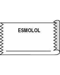 Anesthesia Tape (Removable) Esmolol 1/2" x 500" - 333 Imprints - White - 500 Inches per Roll