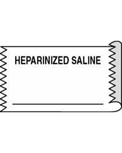 Anesthesia Tape (Removable) Heparinized Saline 1/2" x 500" - 333 Imprints - White - 500 Inches per Roll