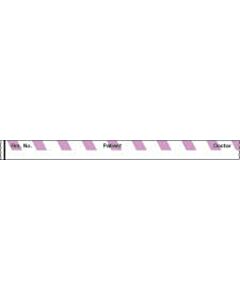 Binder/Chart Tape Removable "Rm. No. Patient", 1'' Core, 1/2 '' x 500'', Violet, 83 Imprints, 500 Inches per Roll