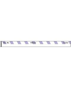 Binder/Chart Tape Removable "Rm. No. Patient", 1'' Core, 1/2 '' x 500'', Lavender, 83 Imprints, 500 Inches per Roll