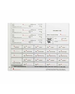 Ident-A-Blood Recipient System Form Poly Synthetic Adult/Pediatric - 100 per Box