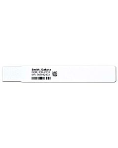ScanBand® DR Thermal Patient ID Wristband Pediatric 1" Core, White, 1800 per Box