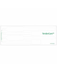 Tendercare® Thermal Wristband 4pt Mother, Father, Baby Set Adhesive Closure 11" L x 1" H (Adult) 8" L x 7/8" H (Infant) White, 400 per Box