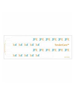 Tendercare® Thermal Patient ID Wristbands, 4-Part Mother, Father, Baby Set, 1" Core, Tigers
