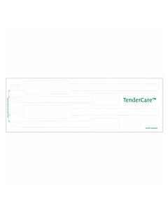 Tendercare® Thermal Patient ID Wristbands, 4-Part Mother, Father, Baby Set, 1.5" Core, White