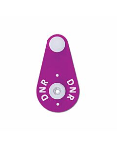 Ident-Alert® Alert Bands® Clasp Poly "DNR" Pre-Printed, State Standardization Adult/Pediatric Purple - 200 per Box