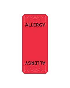 Ident-Alert® Color Coded Wraps, Allergy - Red, 250 Wraps per Box