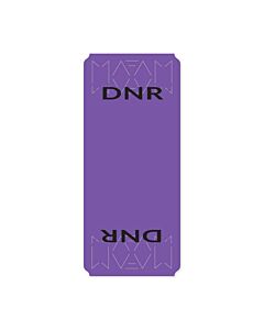 Ident-Alert® Color Coded Wraps, DNR - Purple, 250 Wraps per Box