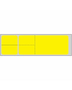 Misys/Sunquest/Epic Direct Thermal Label, Paper, 4-1/8"x1-3/16" 3" Core, Yellow, 4300 per roll, 2 rolls per box