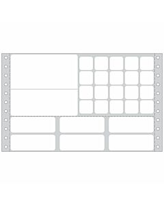 Label Misys/Sunquest Dot Matrix Paper Permanent  8"x5 3/8" White 1000 per Box