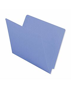 Barkley™ Match End Tab Folder Fas# 3&5 15pt Color Stock Blue Flush Front 12 1/4" x 9 1/2" 2ply - 250 per Case