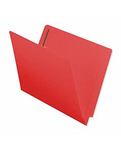 Barkley™ Match End Tab Folder Fas# 1&3 11pt Color Stock Red Flush Front 12 1/4" x 9 1/2" 2ply - 250 per Case