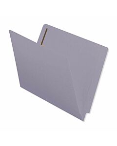 Barkley™ Match End Tab Folder Fas# 1&3 11pt Color Stock Gray Flush Front 12 1/4" x 9 1/2" 2ply - 50 per Box