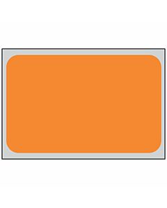 Label for Keystone and Healthcoder Printers Direct Thermal Piggyback Paper Permanent 3" Core 1" 23/40"x1 Orange 3500 per Roll, 6 Rolls per Box