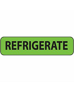 Label Paper Removable Refrigerate, 1" Core, 1 1/4" x 5/16", Fl. Green, 760 per Roll