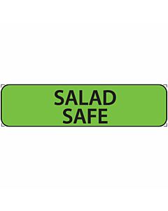 Label Paper Removable Salad Safe, 1" Core, 1 1/4" x 5/16", Fl. Green, 760 per Roll