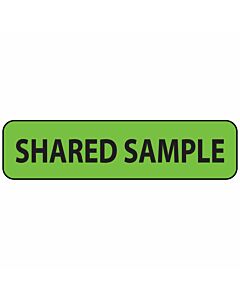 Label Paper Removable Shared Sample, 1" Core, 1 1/4" x 5/16", Fl. Green, 760 per Roll