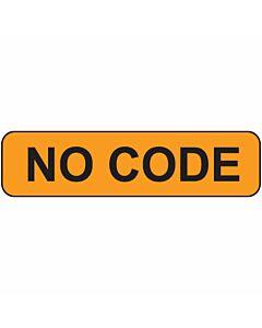 Label Paper Removable No Code, 1" Core, 1 1/4" x 5/16", Fl. Orange, 760 per Roll