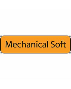 Label Paper Removable Mechanical Soft, 1" Core, 1 1/4" x 5/16", Fl. Orange, 760 per Roll