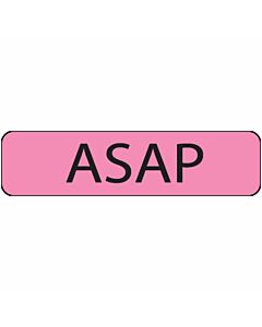 Label Paper Removable ASAP, 1" Core, 1 1/4" x 5/16", Fl. Pink, 760 per Roll