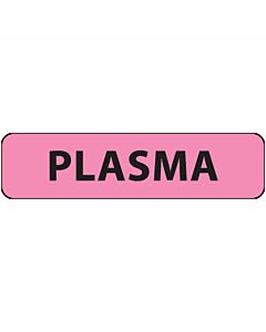 Label Paper Removable Plasma, 1" Core, 1 1/4" x 5/16", Fl. Pink, 760 per Roll