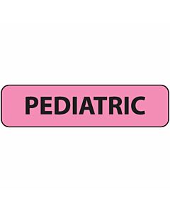 Label Paper Removable Pediatric, 1" Core, 1 1/4" x 5/16", Fl. Pink, 760 per Roll