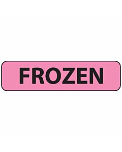 Label Paper Removable Frozen, 1" Core, 1 1/4" x 5/16", Fl. Pink, 760 per Roll