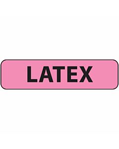 Label Paper Removable Latex, 1" Core, 1 1/4" x 5/16", Fl. Pink, 760 per Roll