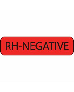 Label Paper Permanent RH-Negative, 1" Core, 1 1/4" x 5/16", Fl. Red, 760 per Roll