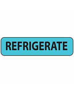 Label Paper Removable Refrigerate, 1" Core, 1 1/4" x 5/16", Blue, 760 per Roll