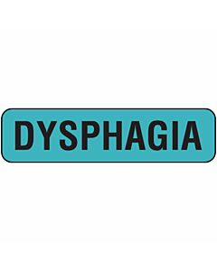 Label Paper Removable Dysphagia, 1" Core, 1 1/4" x 5/16", Blue, 760 per Roll