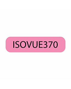Label Paper Permanent ISOVUE370, 1" Core, 1 7/16" x 3/8", Fl. Pink, 666 per Roll