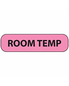 Label Paper Removable Room Temp, 1" Core, 1 7/16" x 3/8", Fl. Pink, 666 per Roll