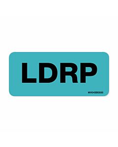 Label Paper Removable LDRP, 1" Core, 2 1/4" x 1", Blue, 420 per Roll