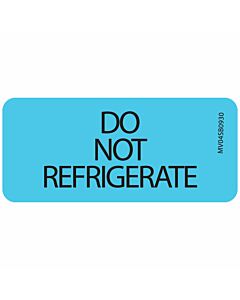 Lab Communication Label (Paper, Removable) Do Not Refrigerate 2 1/4"x1 Blue - 420 per Roll