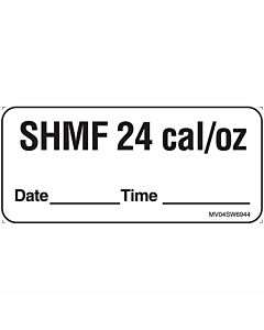 Label Paper Removable SHMF 24 Cal/oz, 1" Core, 2 1/4" x 1", White, 420 per Roll