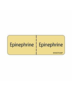 Label Paper Permanent Epinephrine : 1" Core 2 15/16"x1 Tan 333 per Roll