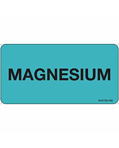 Label Paper Removable Magnesium, 1" Core, 2 15/16" x 1", 1/2", Blue, 333 per Roll