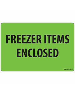 Label Paper Permanent Freezer Items 1" Core 4"x2 5/8" Fl. Green 375 per Roll
